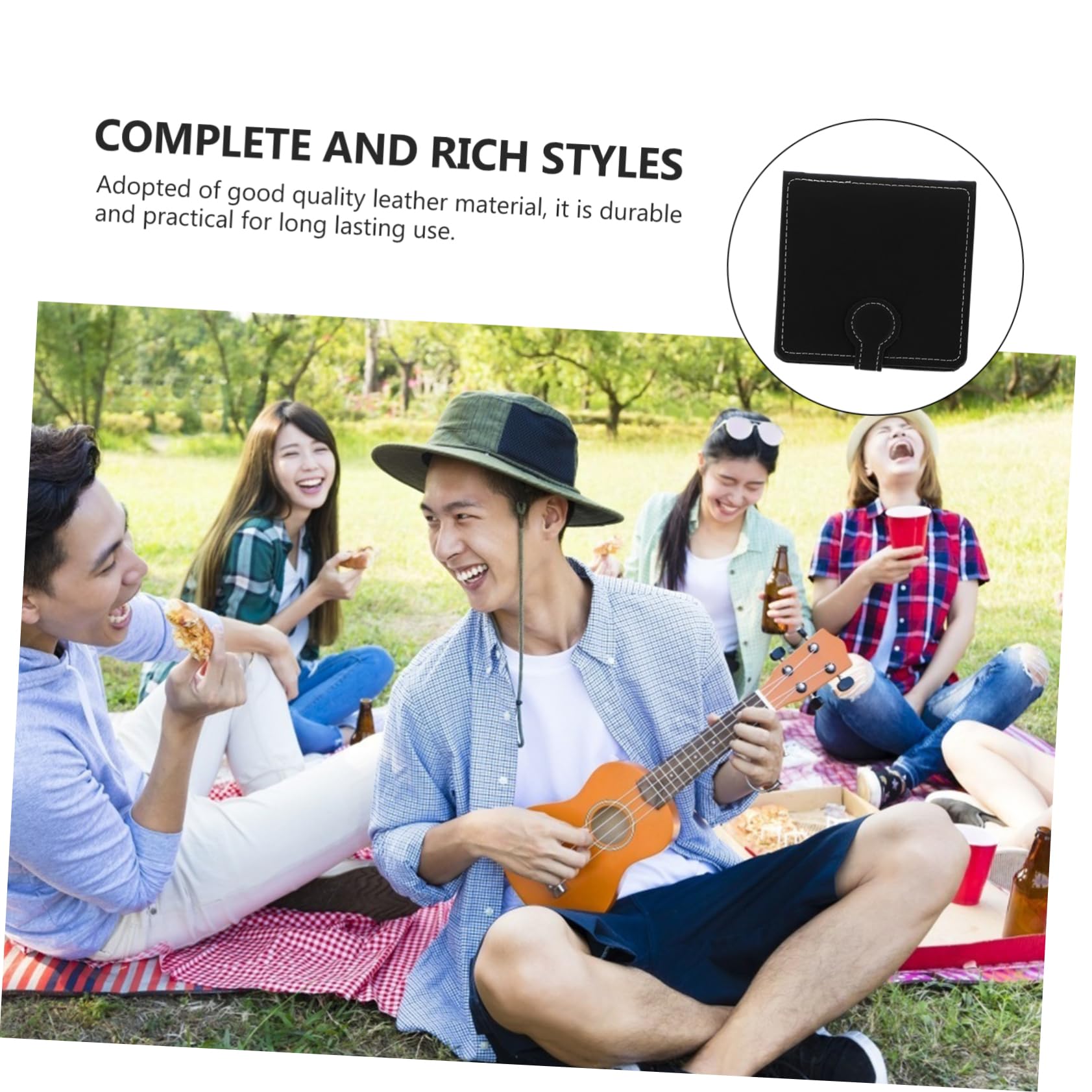 Toddmomy 3 Pcs Guitar Pick Holder Bag Guitar Picks Storage Case for Electric Acoustic Bass