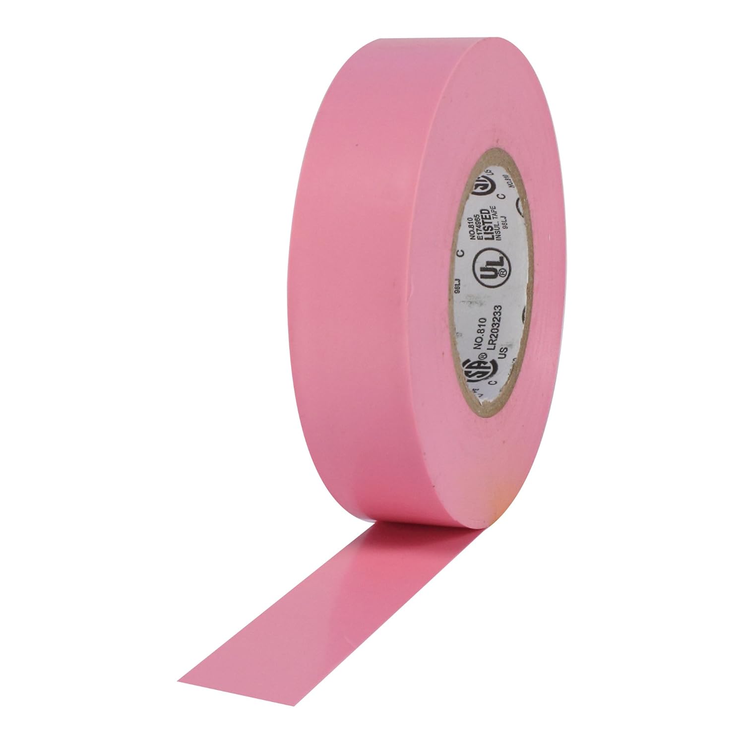 ProTapes Pro Plus Vinyl General Purpose Electrical Tape, 600V Dielectric Strength, 66' Length x 3/4" Width, Purple (Pack of 100)
