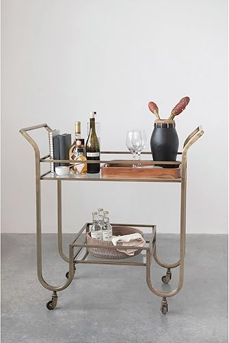 Miniatura 5 de Creative Co-Op Cuenco de madera de mango tallado a mano con boquilla (cada uno variará), bandeja, 12 pulgadas de largo x 12 pulgadas de ancho x 4