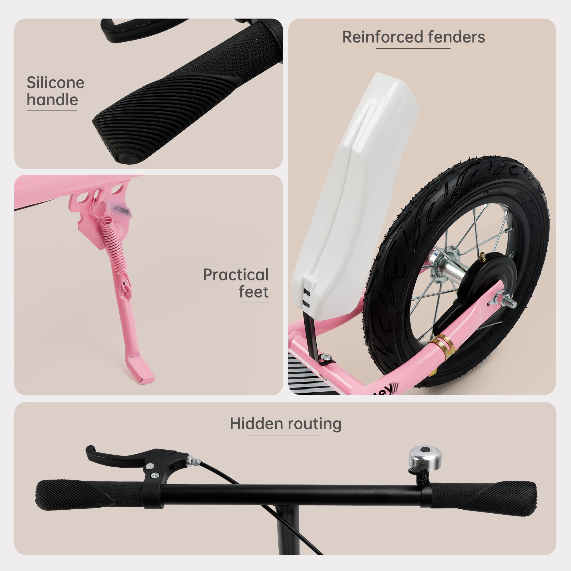 Topteng Patinete plegable amortiguado para adultos/jóvenes