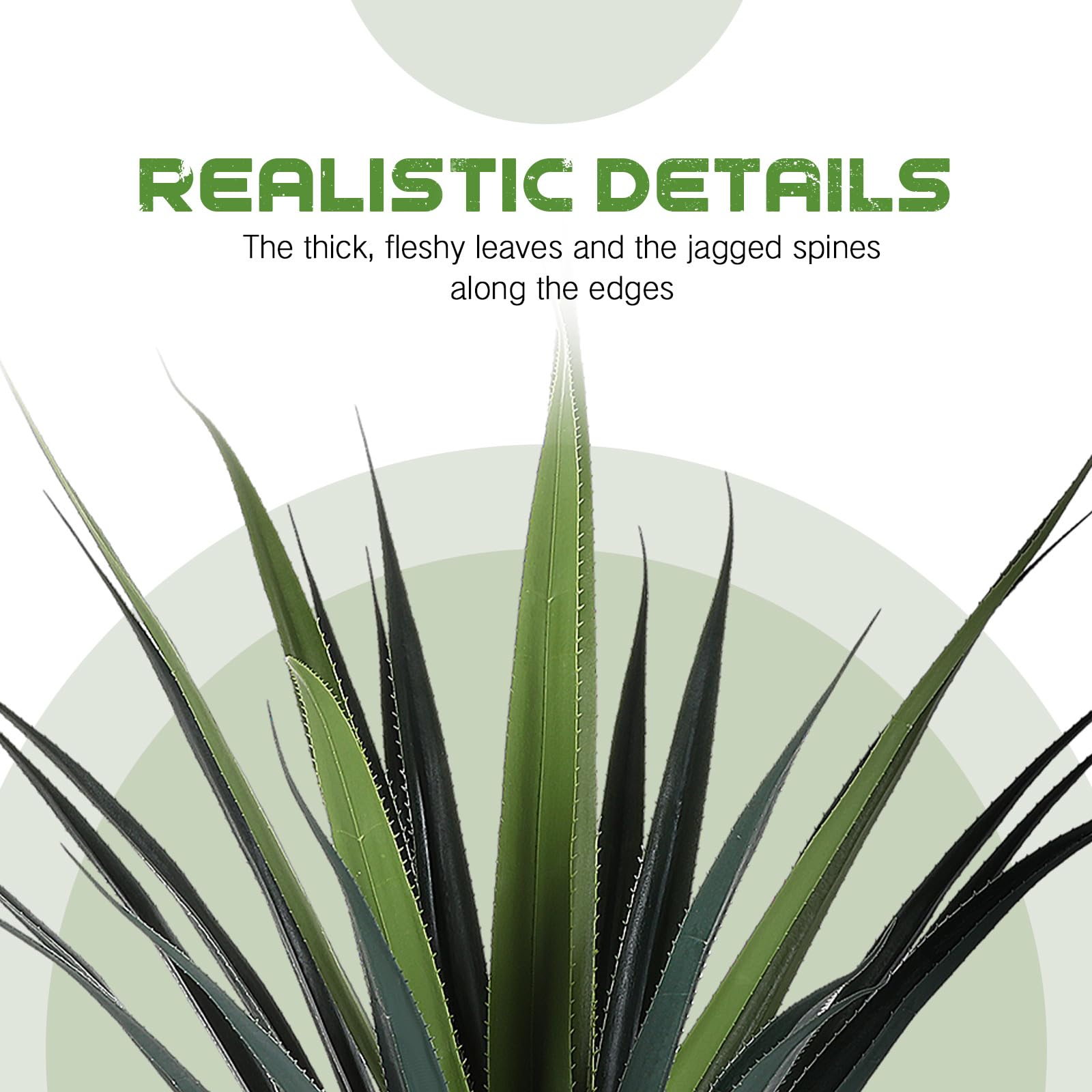 Amazon.com: Giegxin 1 Piece 4ft Tall Artificial Spiked Agave Plant