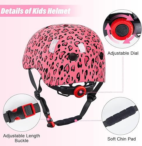 Miniatura 103 de Bienbee - Casco para niños pequeños, casco de patineta para bicicleta, equilibrio, bicicleta, scooter, para niñas y niños de 1-3-5-8-14 años