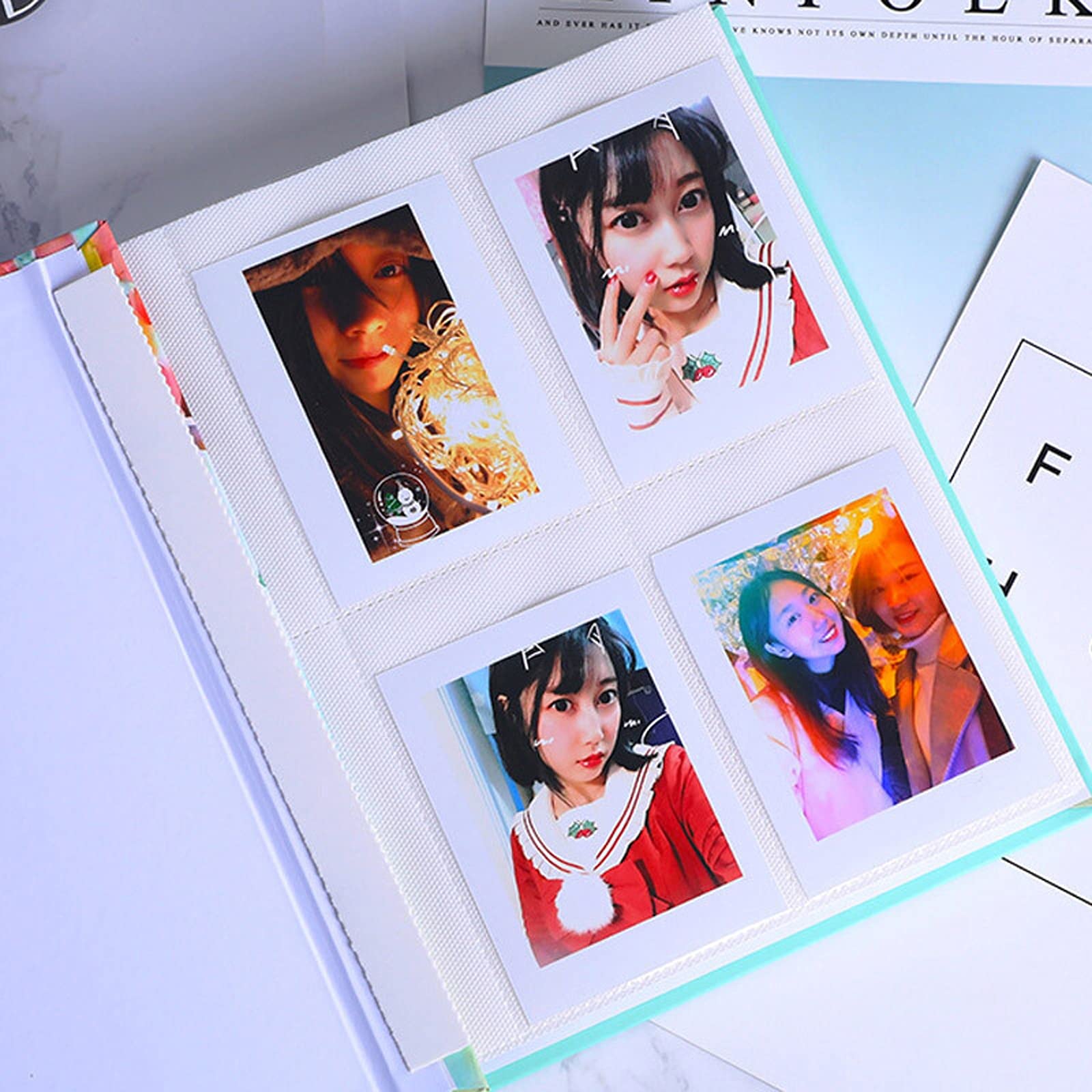 Album zdjęć Hardcover Album fotograficzny - Album fotograficzny Książka Wstaw 6-calowy 400 arkuszy Album pamiątkowe dla rodzinnej rocznicy ślubu wakacje Album ze zdjęciami