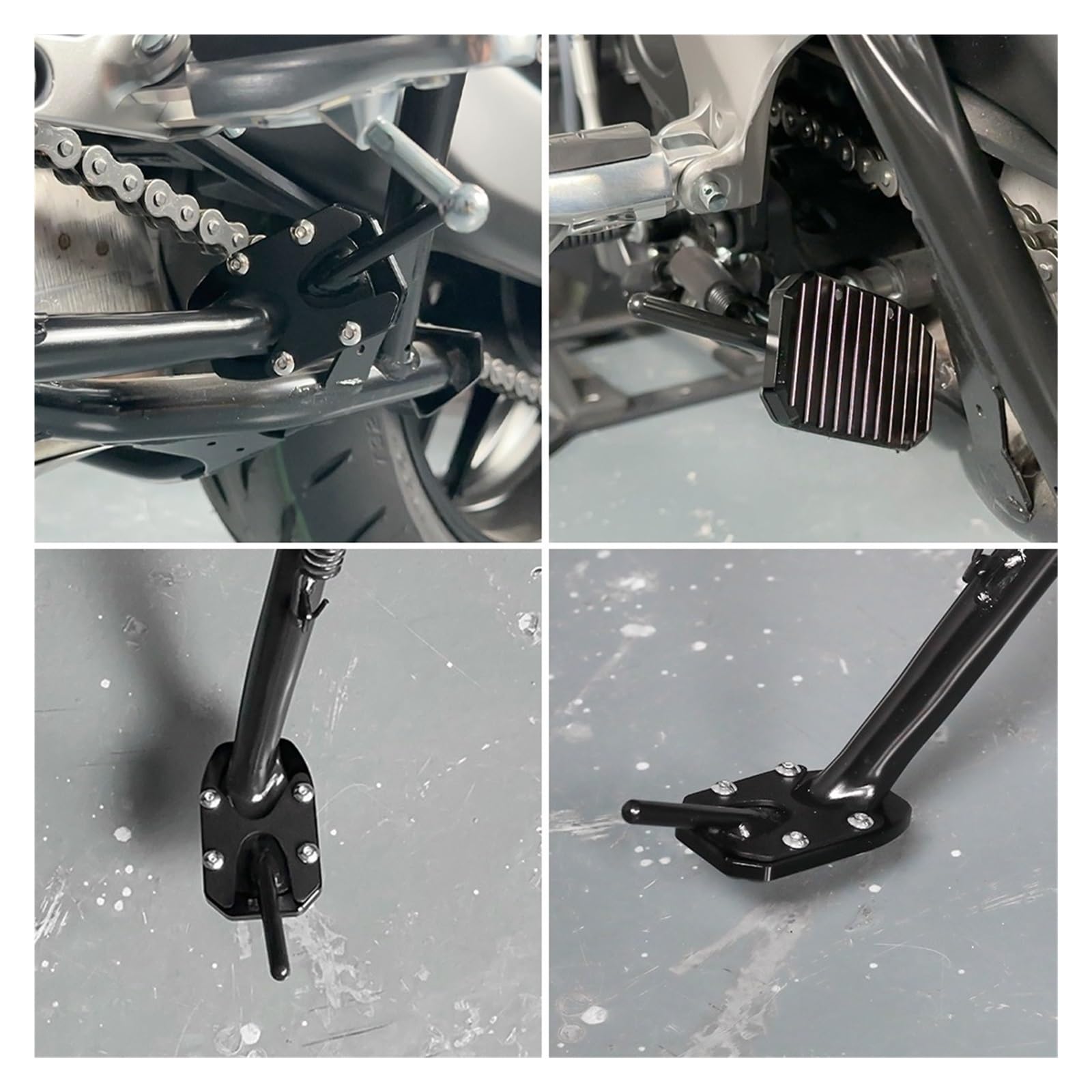 Cavalletto per moto Piastra estensione cavalletto laterale per allargatore per moto per Yamaha