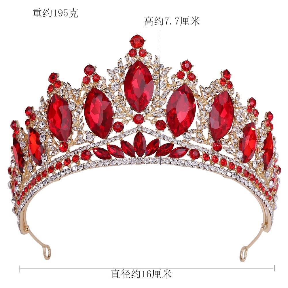 Diadème Rond Pour Fille, Couronne Baroque Princesse, Strass Scintillants Couronne De Mariage, Pour Carnaval Mariage Pageant Party Anniversaire Fête (Argent