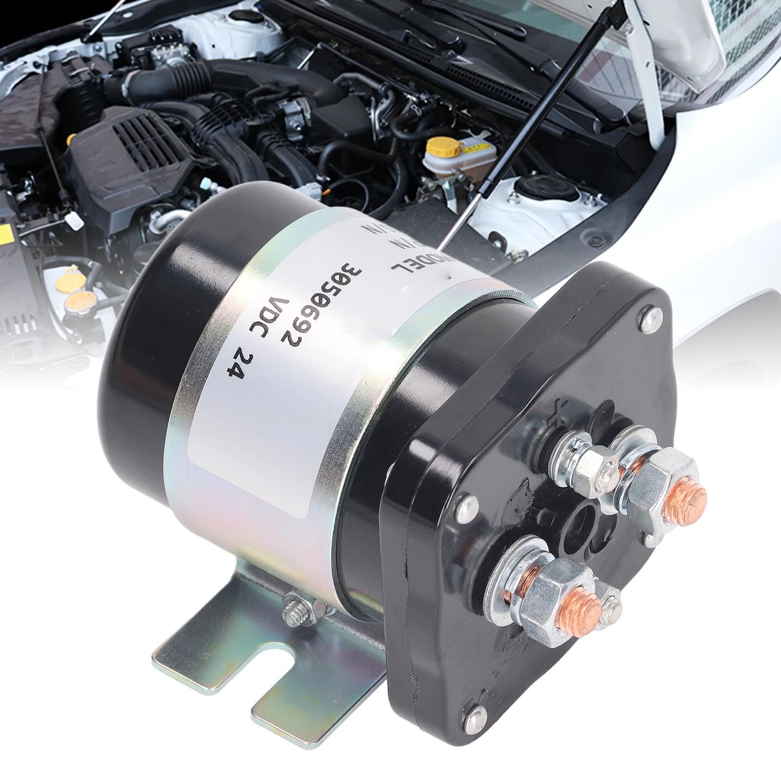 Relais De Bobine En Laiton, Relais Industriel, Commutateur De Relais De Voiture à Grand Courant Pour L'électronique Automobile, 24 V 200 A DC