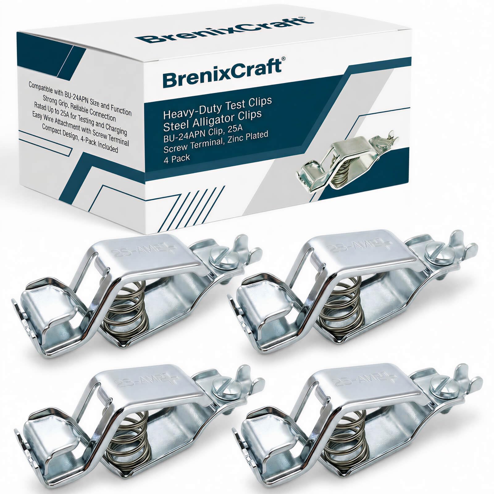 25 Amp Heavy-Duty Alligator Test Clips 6 Pack — Amazon image 9