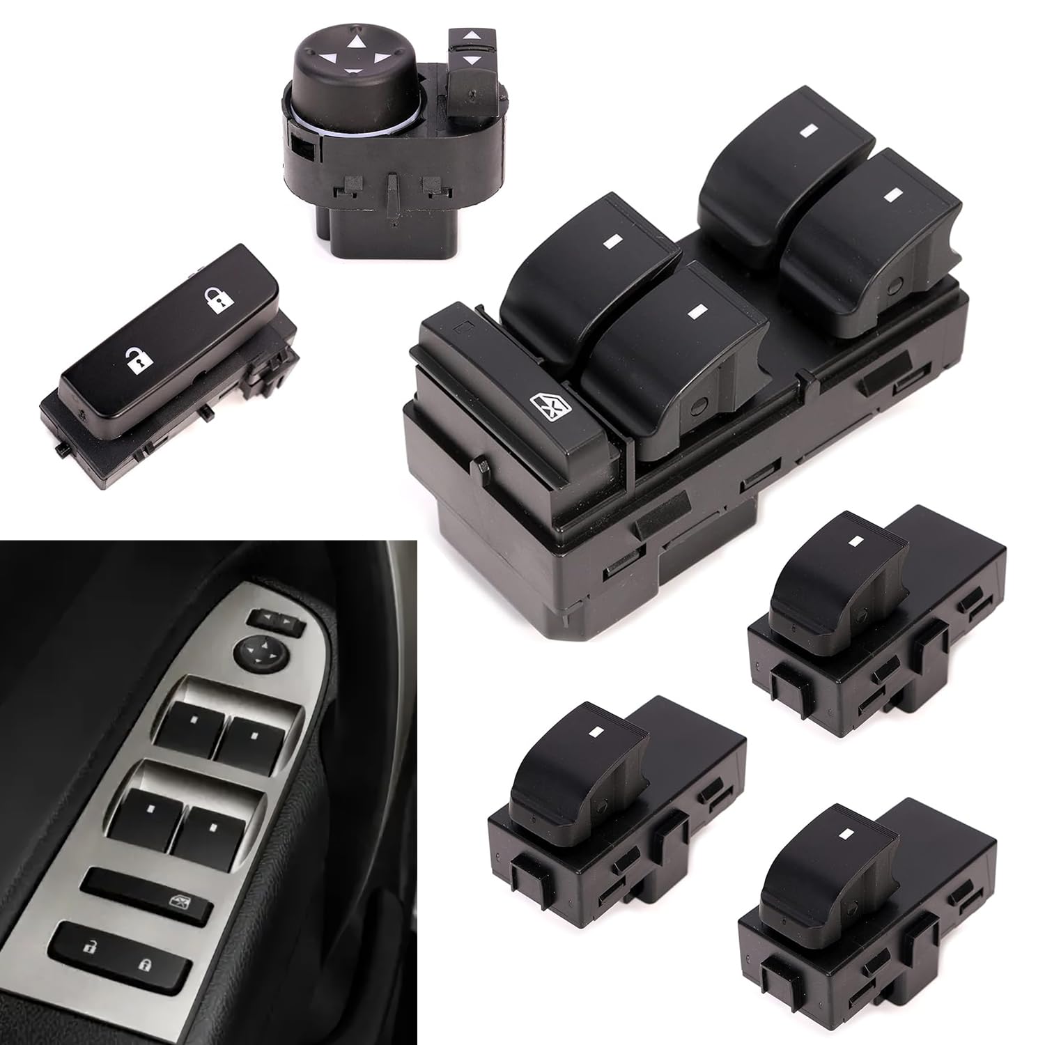 Window Switch Driver Side GM Window Switch Module Master Power Window ...