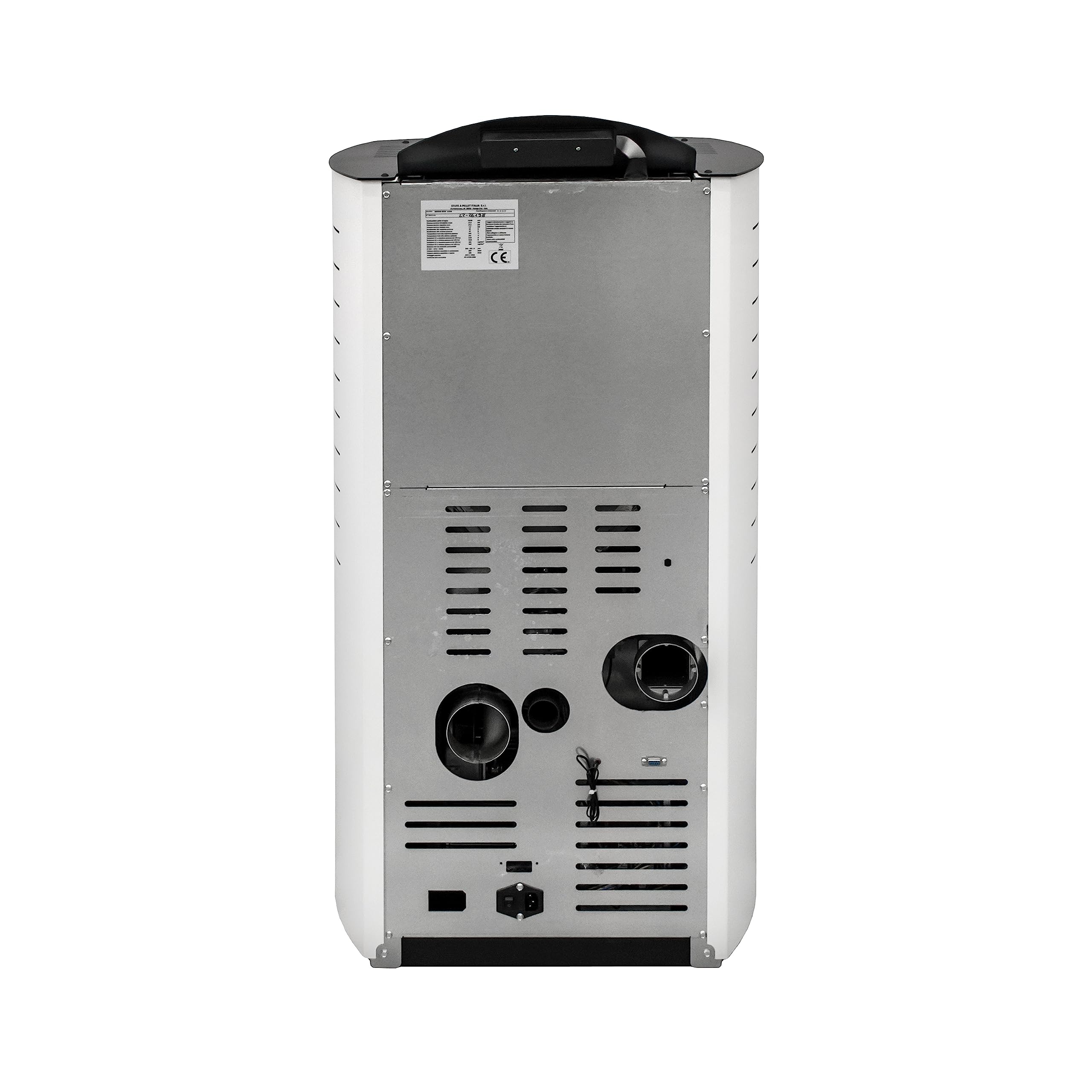 Pelletöfen STUFE A PELLET ITALIA Siberia Aria New 15 KW Kanalisiert 140m² 92% Effizienz 30 Std Autonomie Weiß