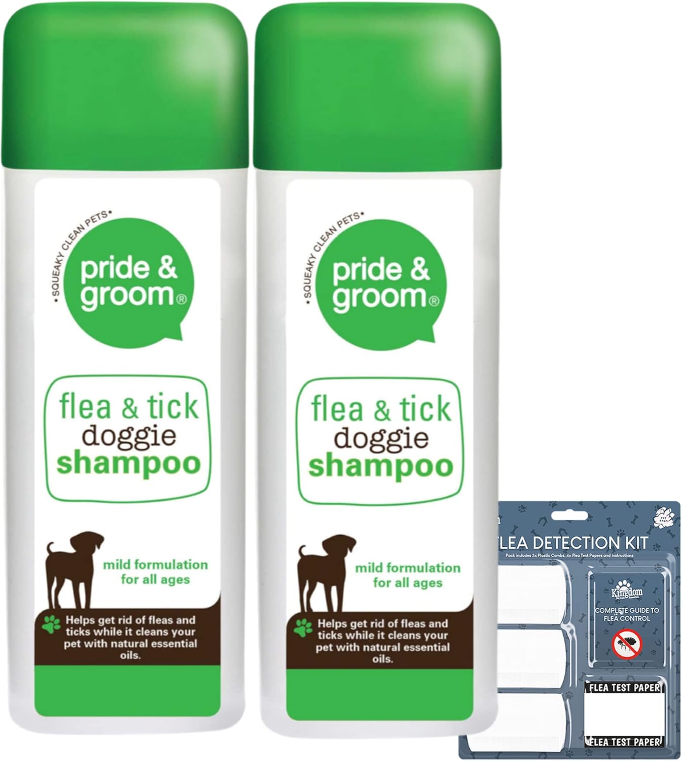 Flea Treatment for Dogs Shampoo Assist 2x Flea Shampoo for Dogs, Flea