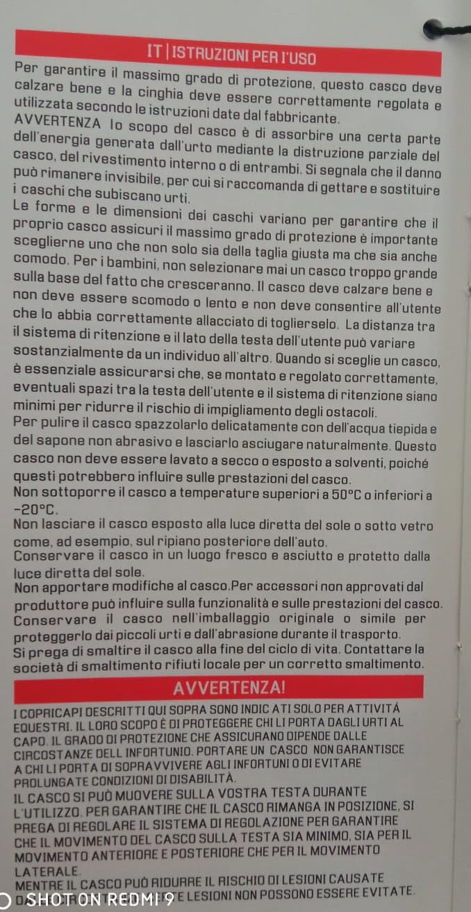Cap Saturno equitazione Nero M (55/57)