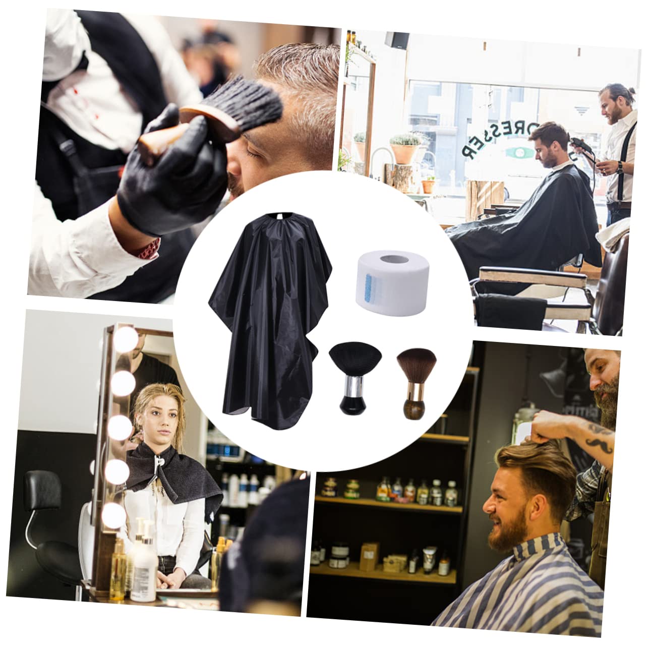 Juego de 4 Herramientas para Cortar el Pelo, Kit Portátil