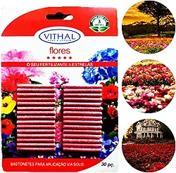 Fertilizante em Bastonetes Flores Vithal 30 Unidades