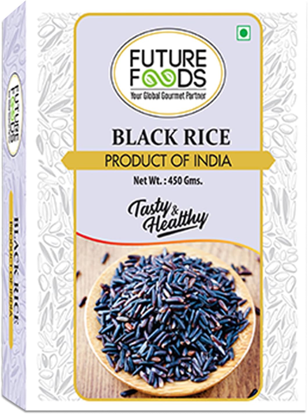 Future Foods Black Rice 450 gram| Protein Rich | Rich in Antioxidants | All Natural | Aromatic & Unpolished | Natural Detoxifier & Fiber Source | Prevents the Risk of Diabetes & Obesity