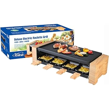 Amazon.com: Artestia Electric Raclette Grill with High Density Granite ...