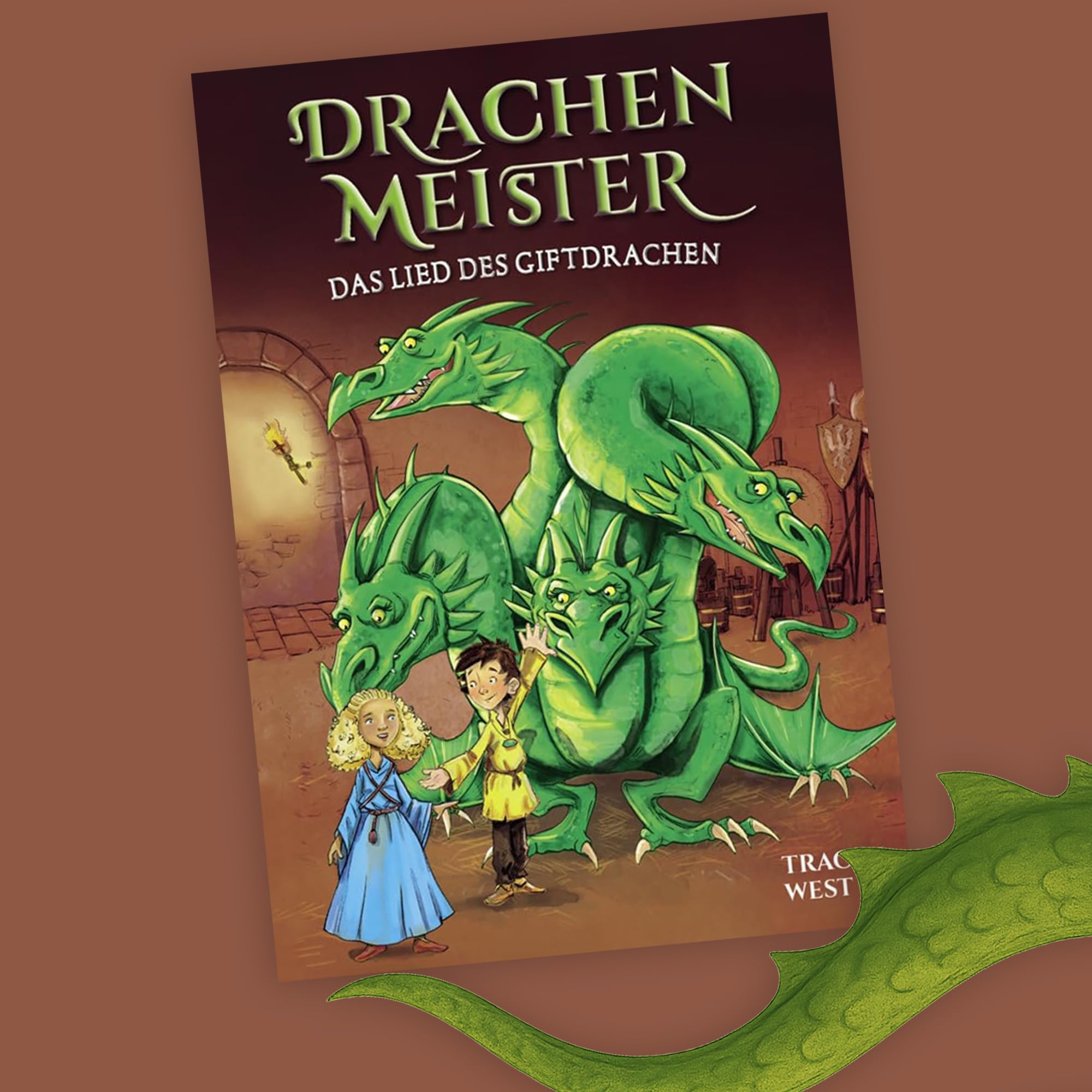 Drachenmeister Bücher-Set Band 5–8 – Kinderbuch ab 6-8 Jahre & Erstlesebuch für Jungen & Mädchen – mit exklusivem Drachen-Lesezeichen – Fantasy-Abenteuer mit Gift-, Mond-, Blitz- & Donnerdrache
