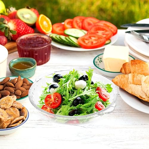 Miniatura 2 de DOITOOL Plato de cristal para tartas redondo de 8 pulgadas con asas para hornear pasteles y pasteles de queso