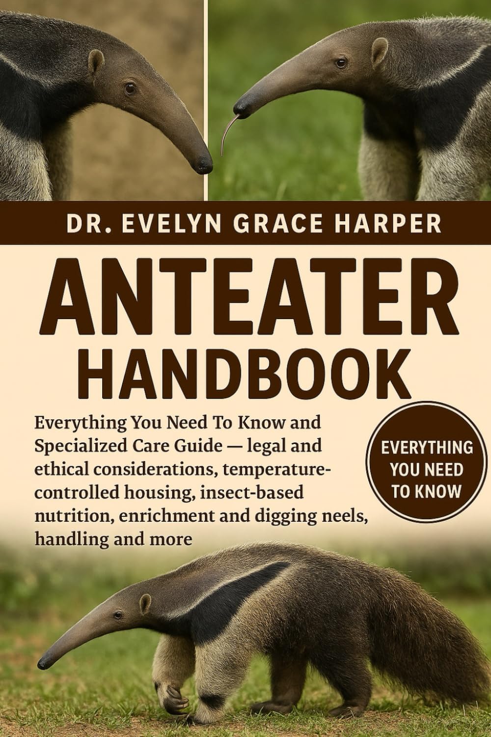 ANTEATER HANDBOOK: Everything You Need To Know and Specialized Care Guide — legal and ethical considerations, temperature-controlled housing, ... and digging needs, handling and more