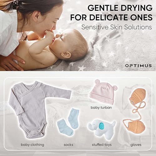 Miniatura 7 de Secadora de ropa portátil inteligente  Mini secadora para hotel, apartamento, RV, viajes, mini secadora premium para ropa ligera, ropa interior,