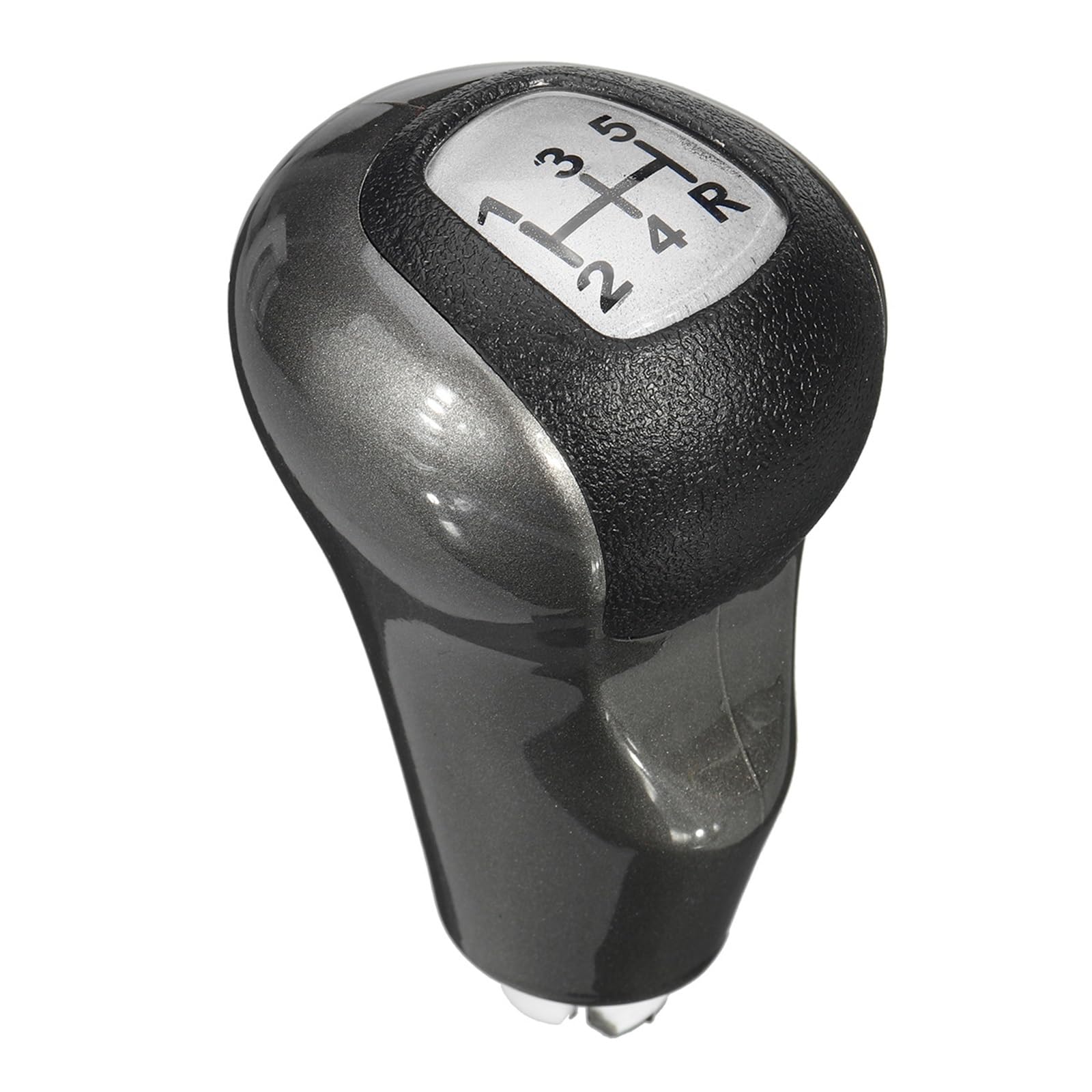 UIFCOG Gear Shifter Knob for Honda for Civic DX EX LX 2006-2011 5 6 Speed Car Gear Shift Knob Head Rod Interior Decorate(Silver,A)