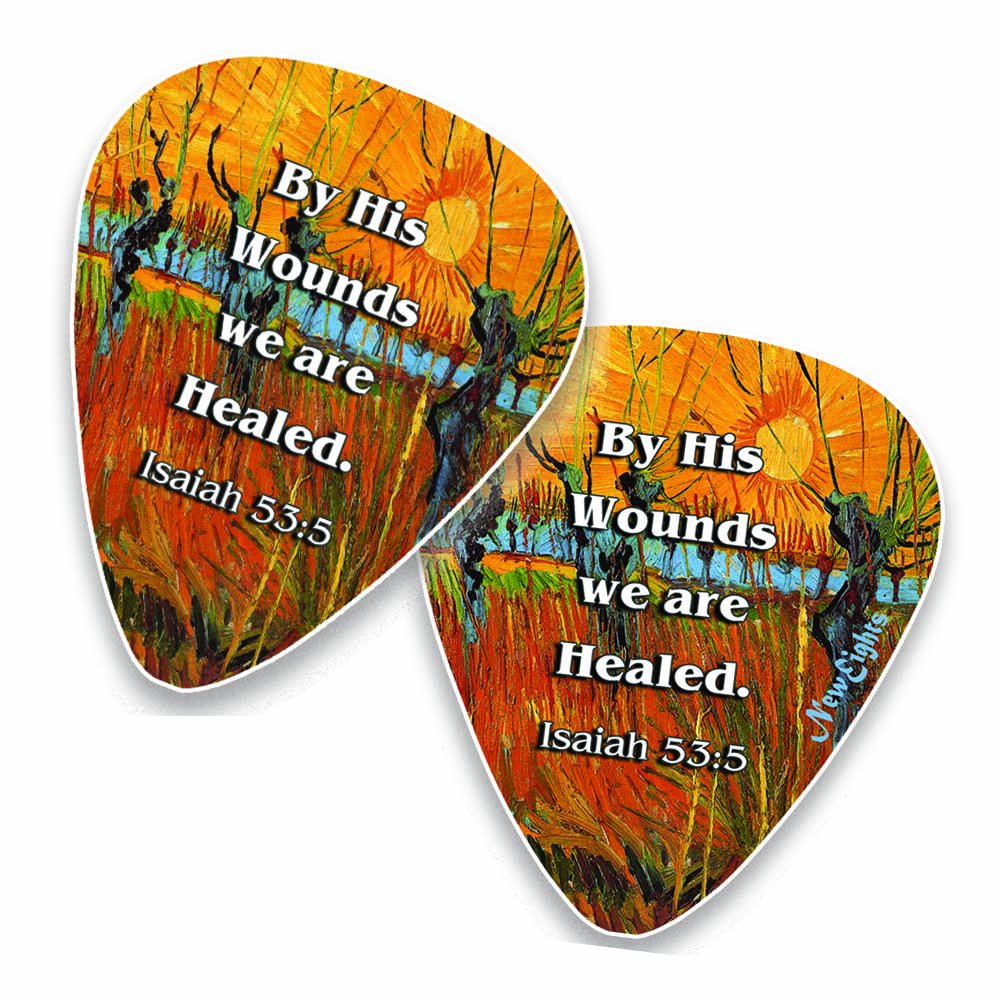 Delrin Red Guitar Or Bass Pick - 0.60 mm Medium Light Gauge - 351 Shape - 6 Pack