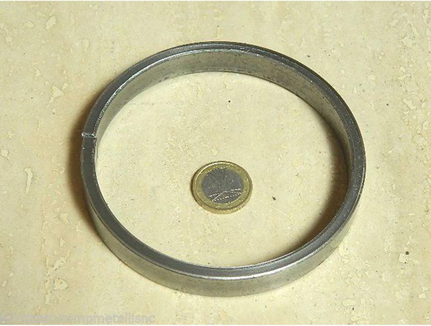 M.P. Metalli Cerchi in ferro battuto per inferriate cancelli recinzioni sezione piatta Set 10 pezzi 14x6 mm h. 100 mm Made in Italy