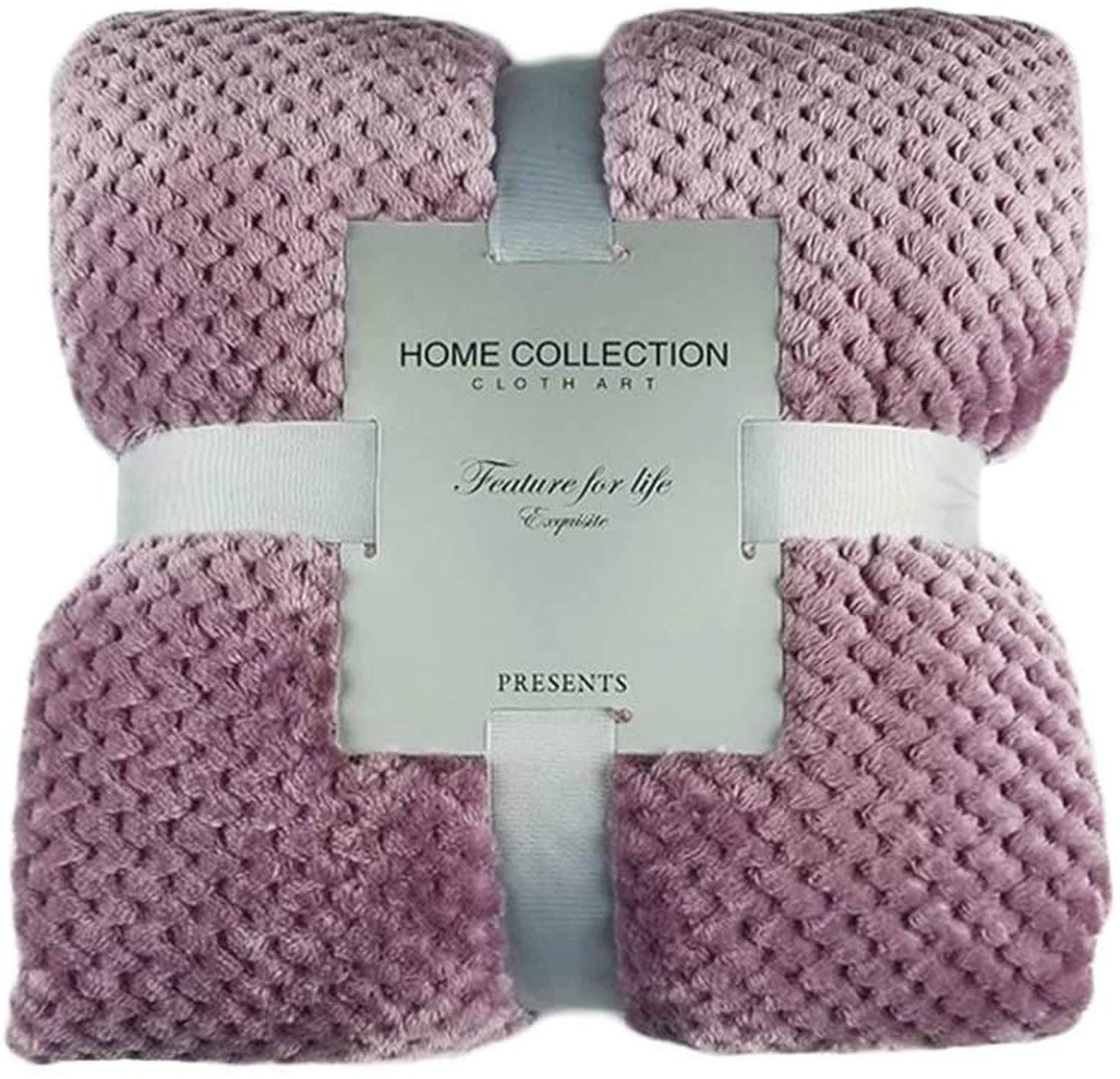 ausuky Weighted Blanket Heavy Quilted Inner Layer Washable Minky Cover Fill for Deep Sleep (pink,70cm*100cm)