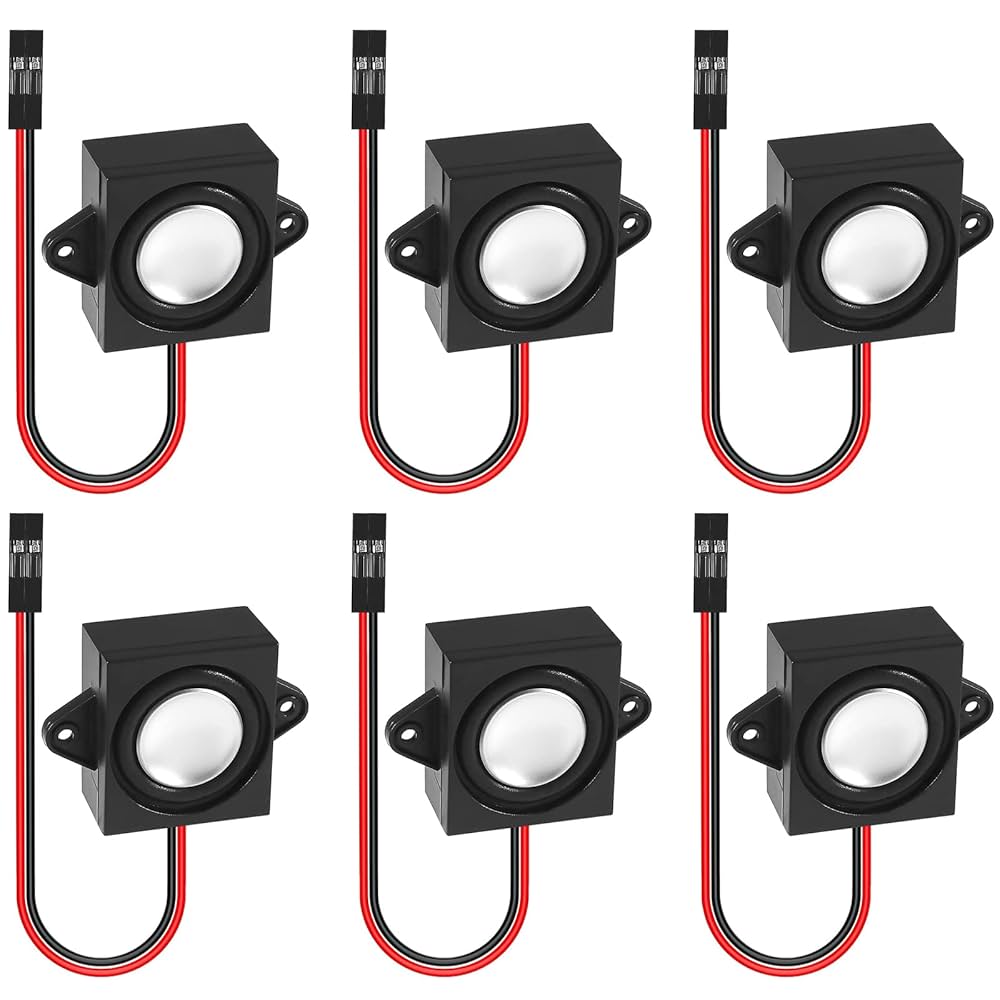 Amazon.co.jp: AITIAO 6ピース スピーカー 3ワット 8オーム ミニ