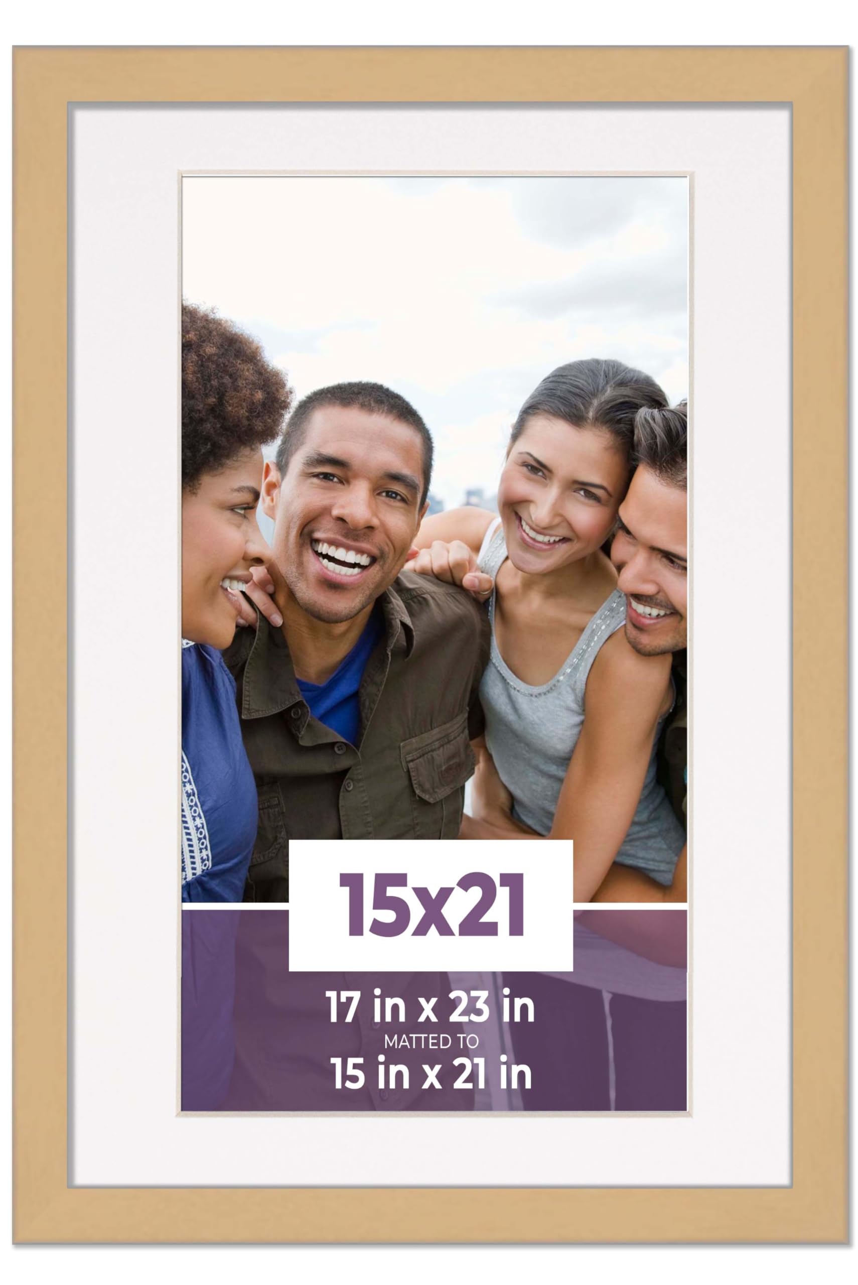 Amazon.com - CustomPictureFrames.com 15x21 Frame Natural with