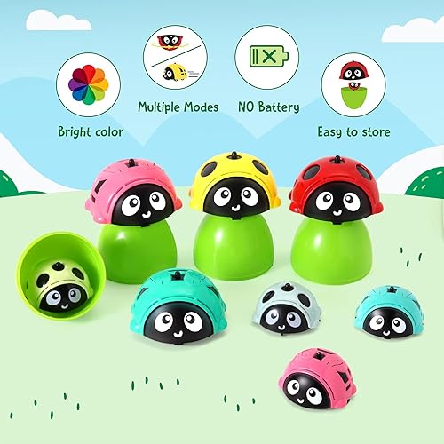 Miniatura 5 de Hamdol Automóviles de tracción hacia atrás multifunción rotación de 360 giroscopio superior empuja y regresa y adelante juguetes de coche juguetes