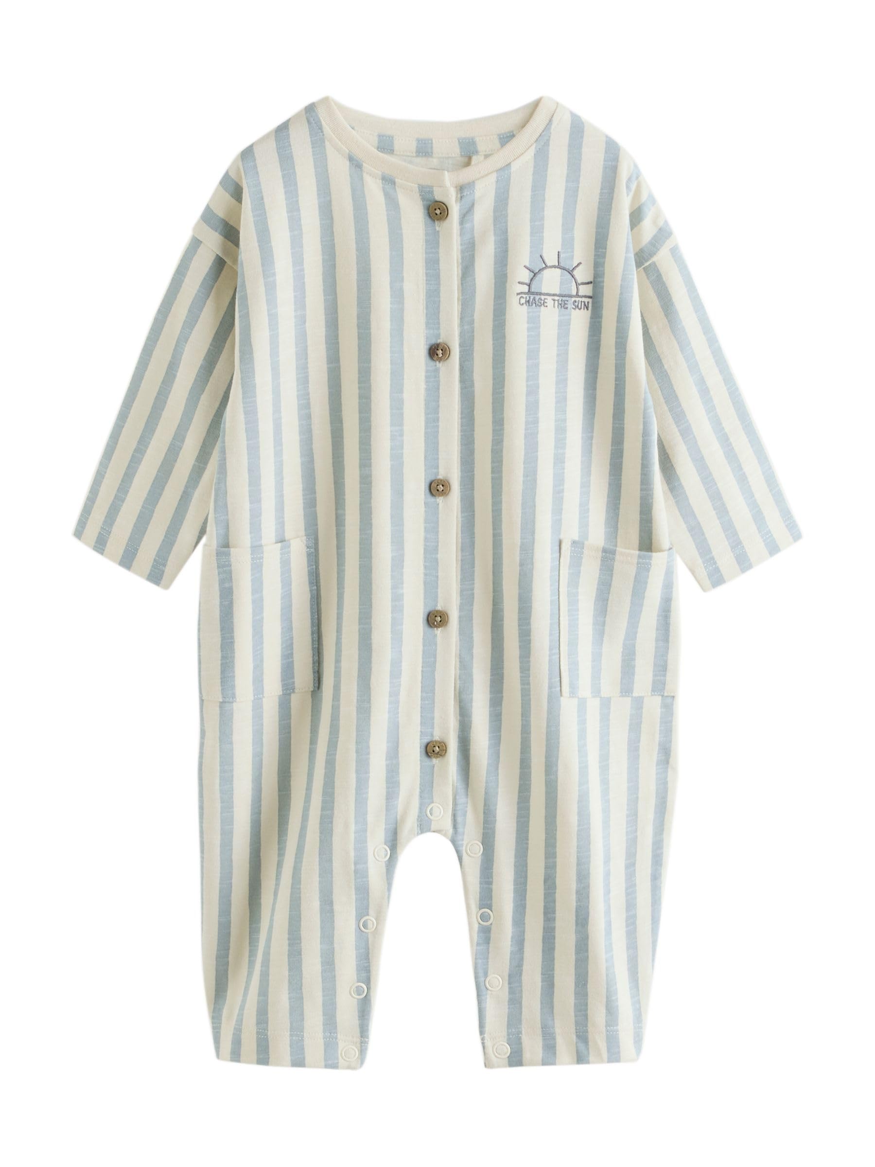 NEXT Baby Jungen Strampelanzüge im 3er-Pack