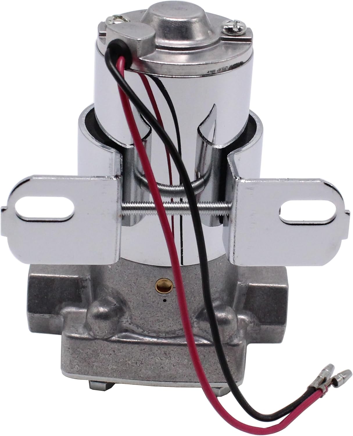 1 pc Electronic Fuel Pumps Chrome Aluminium Electric 110 GPH 3/8" NPT Inlet/Outlet