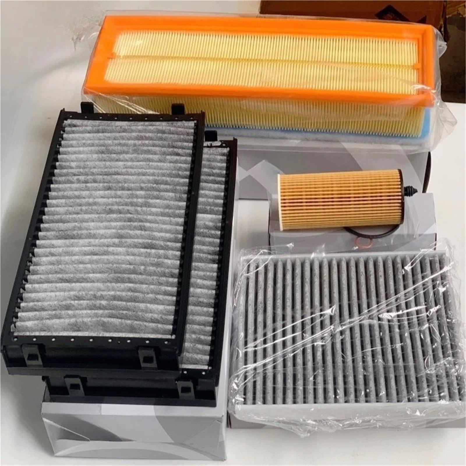 filtr pyłkowy z węglem aktywnym Zestaw 4 Filtrów Pasujących Do Silnika Diesla X5 SDrive25d (F15) 2.0TDI B47D20B, Klimatyzacja Kabinowa, Filtr Oleju, Części Zamienne 2013-