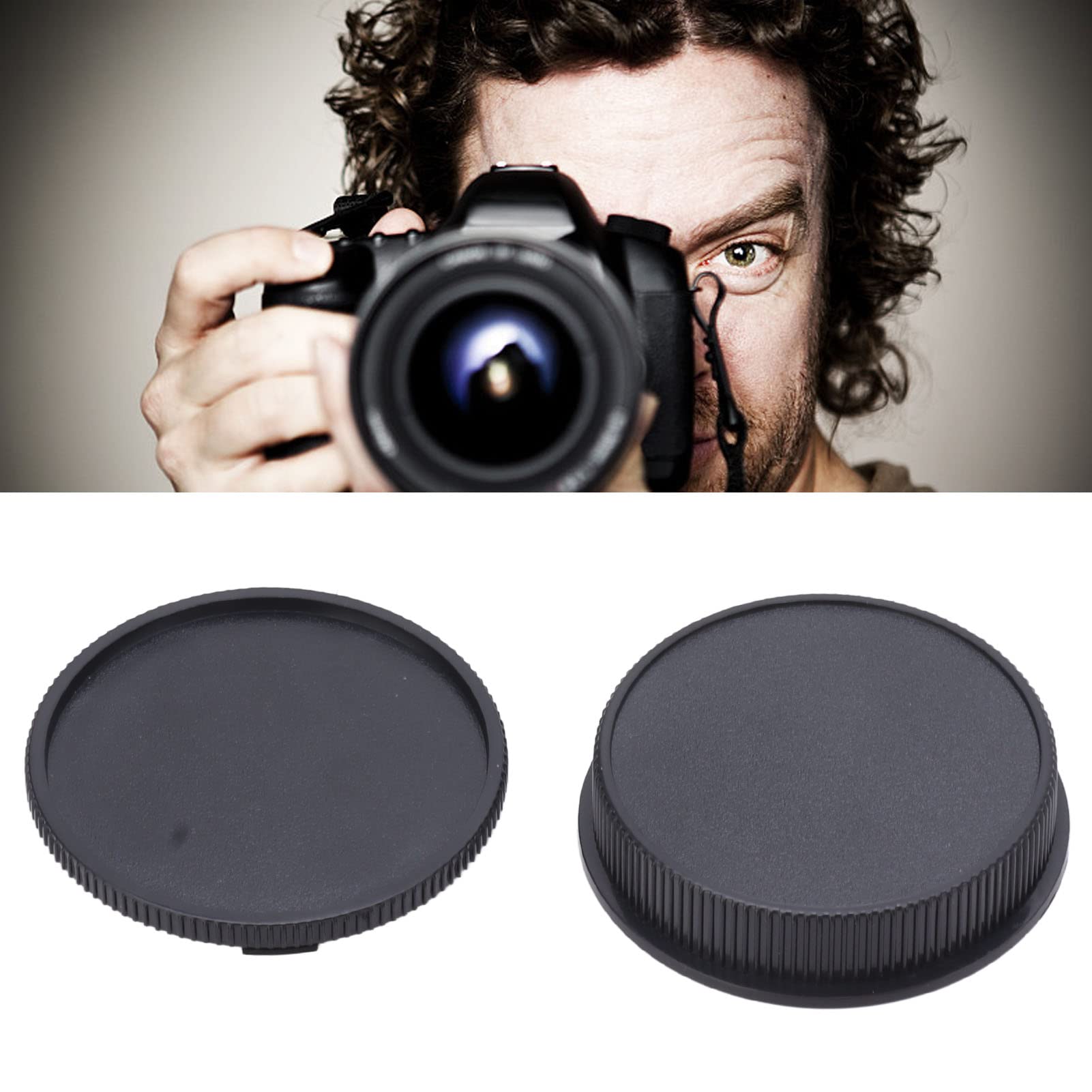 LEEQBCR - 10 Cache-objectifs Ultra-minces Pour Webcam - Noir Mat, 0,7 Mm, Adhésif Repositionnable