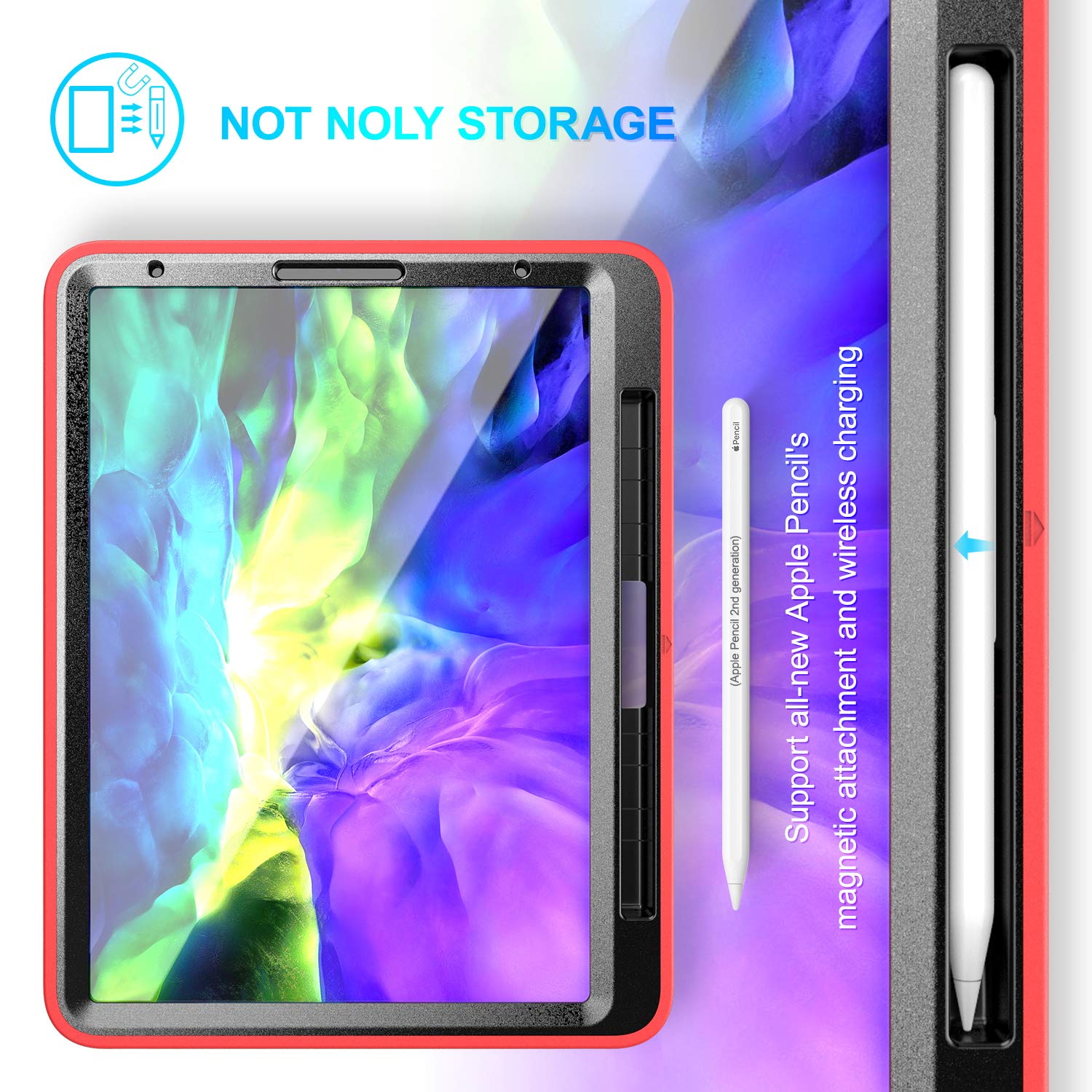 JETech Custodia per iPad Pro 11 Pollici 2022/2021/2020 odello (4a/3a