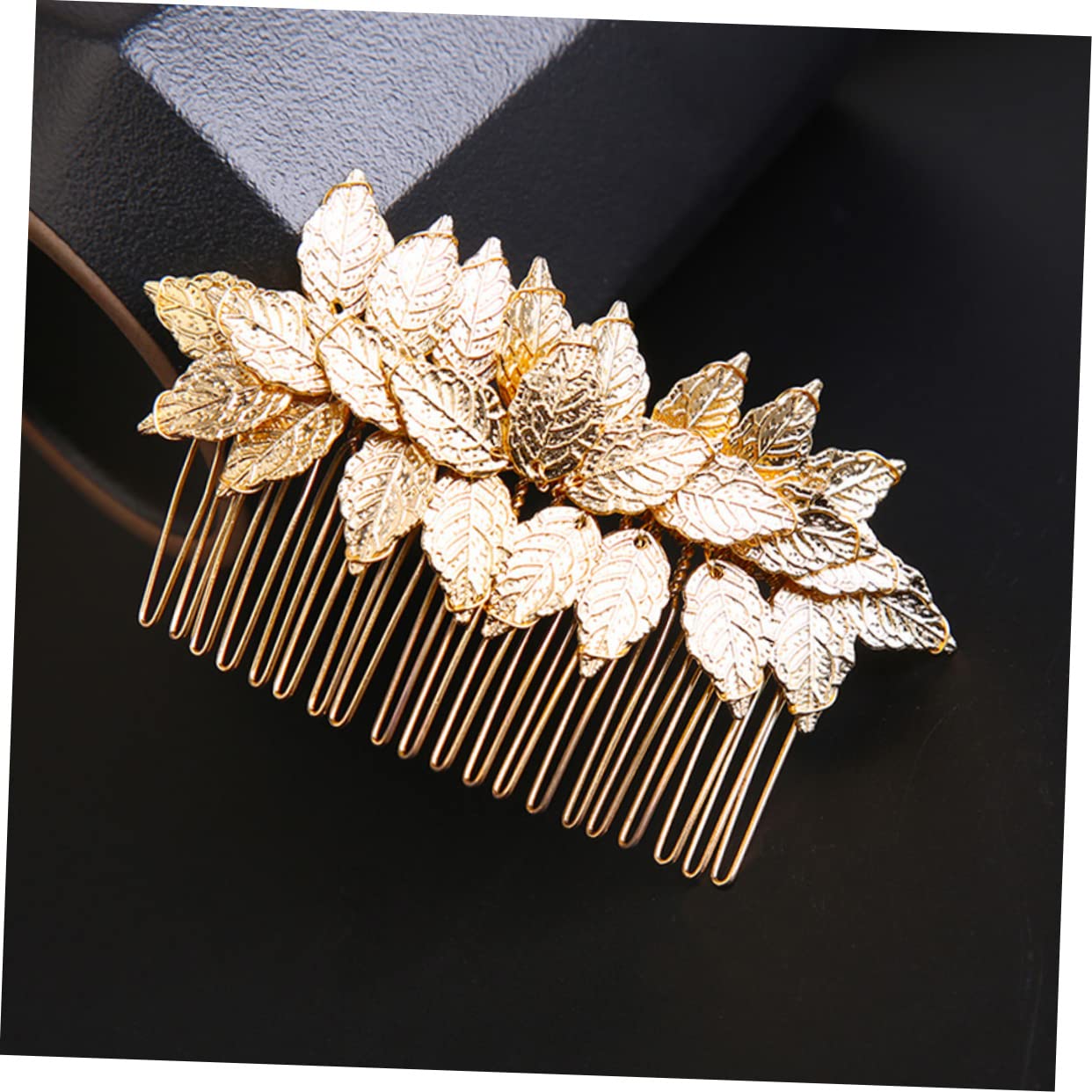 DOITOOL 4piezas Peina De Boda Doradas Accesorio De Cabello Para Novias Tocado Elegante Para Ocasiones Especiales Peina Para Mujeres