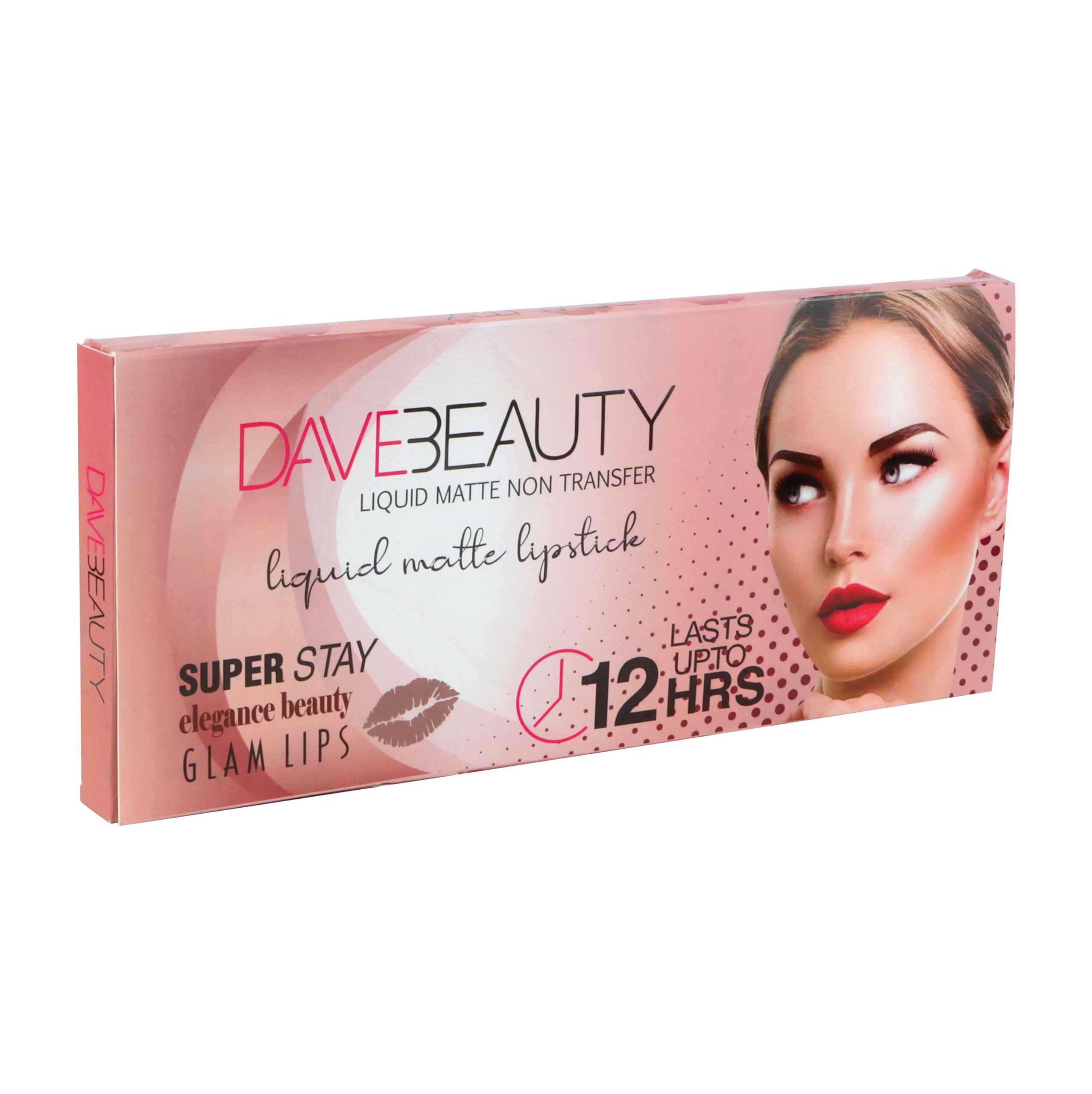 DA.VE Matte Lipstick | Non-Sticky & Non-Drying | Smudge-Proof, Long-Lasting, Waterproof Lipsticks For Women and Girls - 7.5ML (12Pcs)-image-42