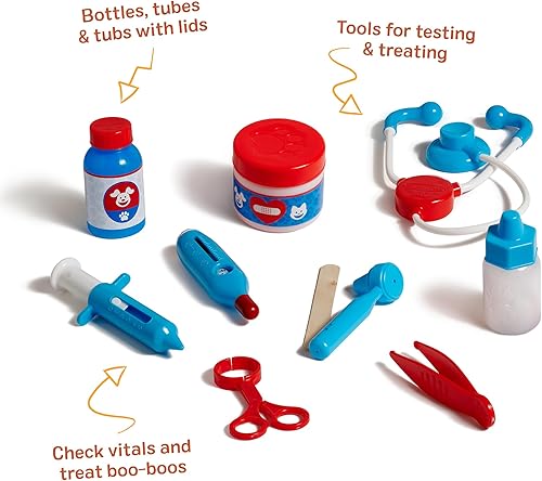 Miniatura 5 de Melissa & Doug Examine & Treat Pet Vet Play Set – Juego de veterinario para niños. El original (24 piezas, gran regalo para niñas y niños – Juguete