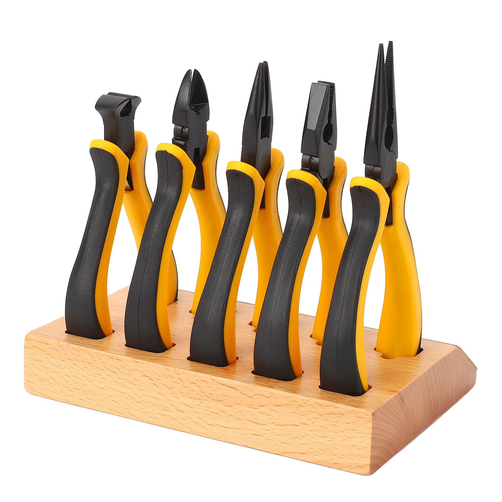 Set di Pinze per Riparazione Orologi, Confezione da 4 Pinze per Gioielli con Becchi Ad Ago, a Becchi Tondi, a Piegati e Tronchesi per Forniture per Orecchino