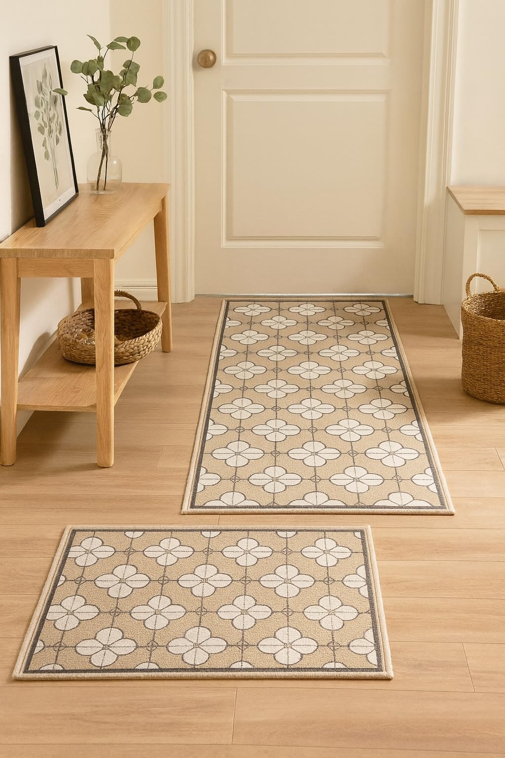 HomeCloud Rubber Kitchen Mats - Non-Slip & Absorbent -6