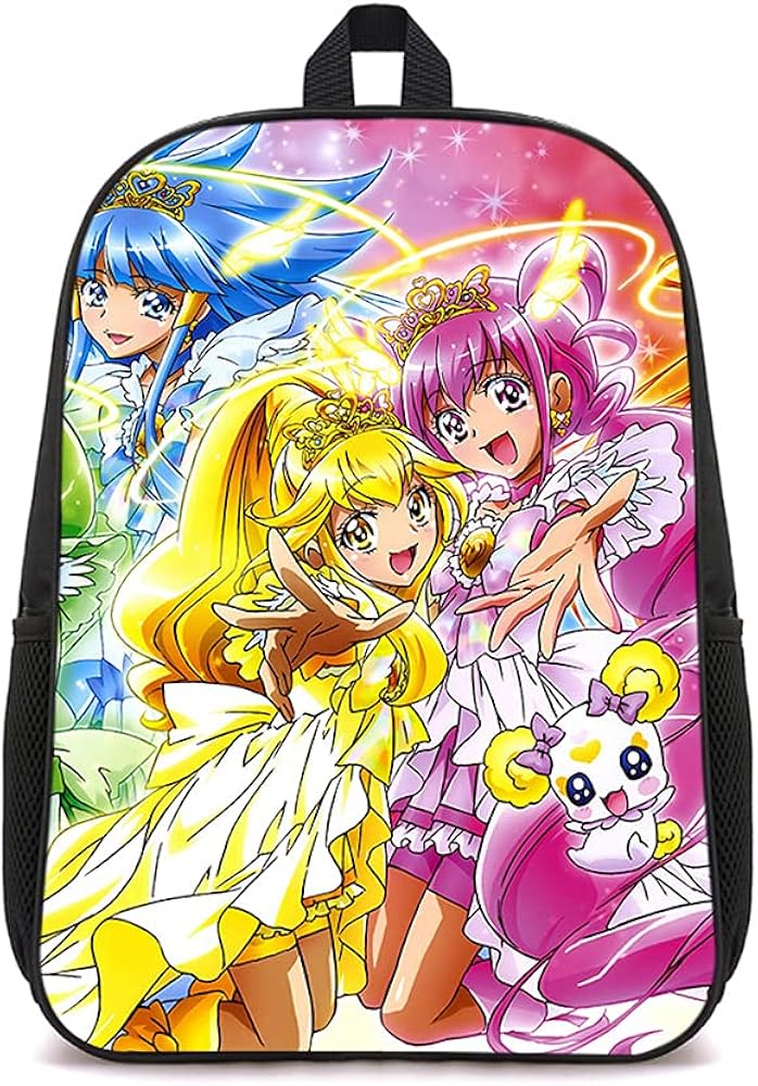 Backpack 3D printed Smile Precure! Anime poster Student Daypack Printed