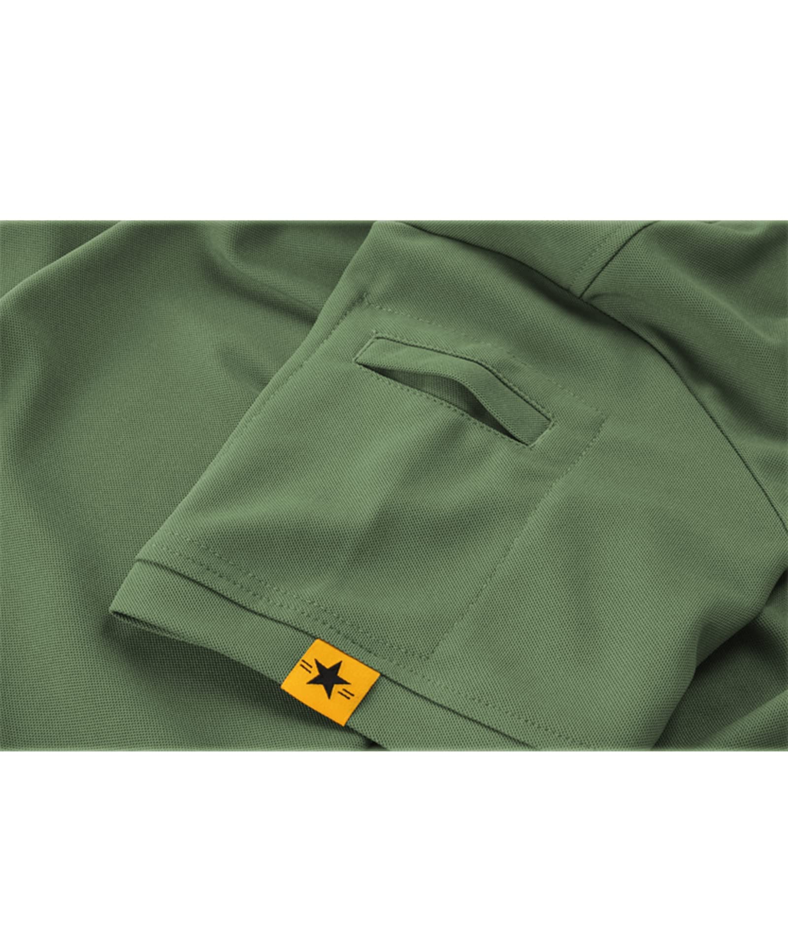 JACKETOWN Polo Shirt Uomo Manica Corta Asciugatura Rapida Traspirante Tennis Polo Shirt Camicie Polo Estate per Uomo Button Front T-Shirts Sport Shirt Basic Regular Fit Golf Polo Shirt