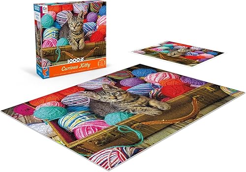 Miniatura 4 de Ceaco - Garry Gay - Gatito curioso - Rompecabezas de 1000 piezas