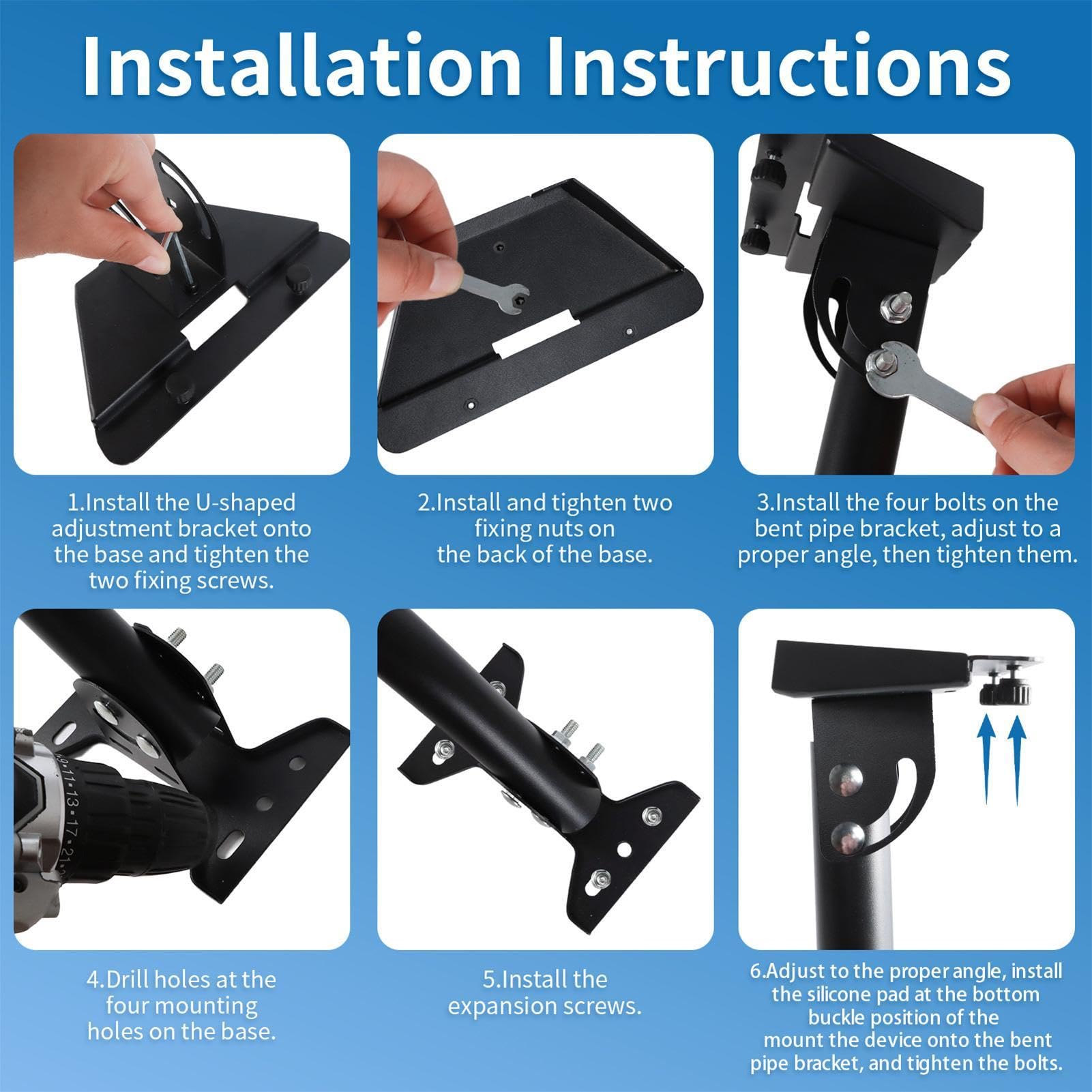 Supports De Montage D'Antenne Bras Orientable Pour Parabole Internet