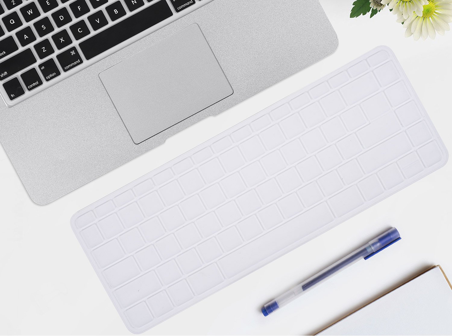 Silicone Keyboard Protector Cover Skin for For HP 14 Inch Stream Laptop