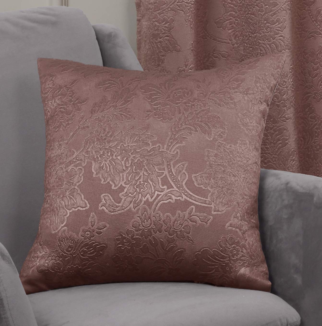 Emma Barclay Regency - Cushion Cover in Blush Pink - 17x17 (43x43cm)