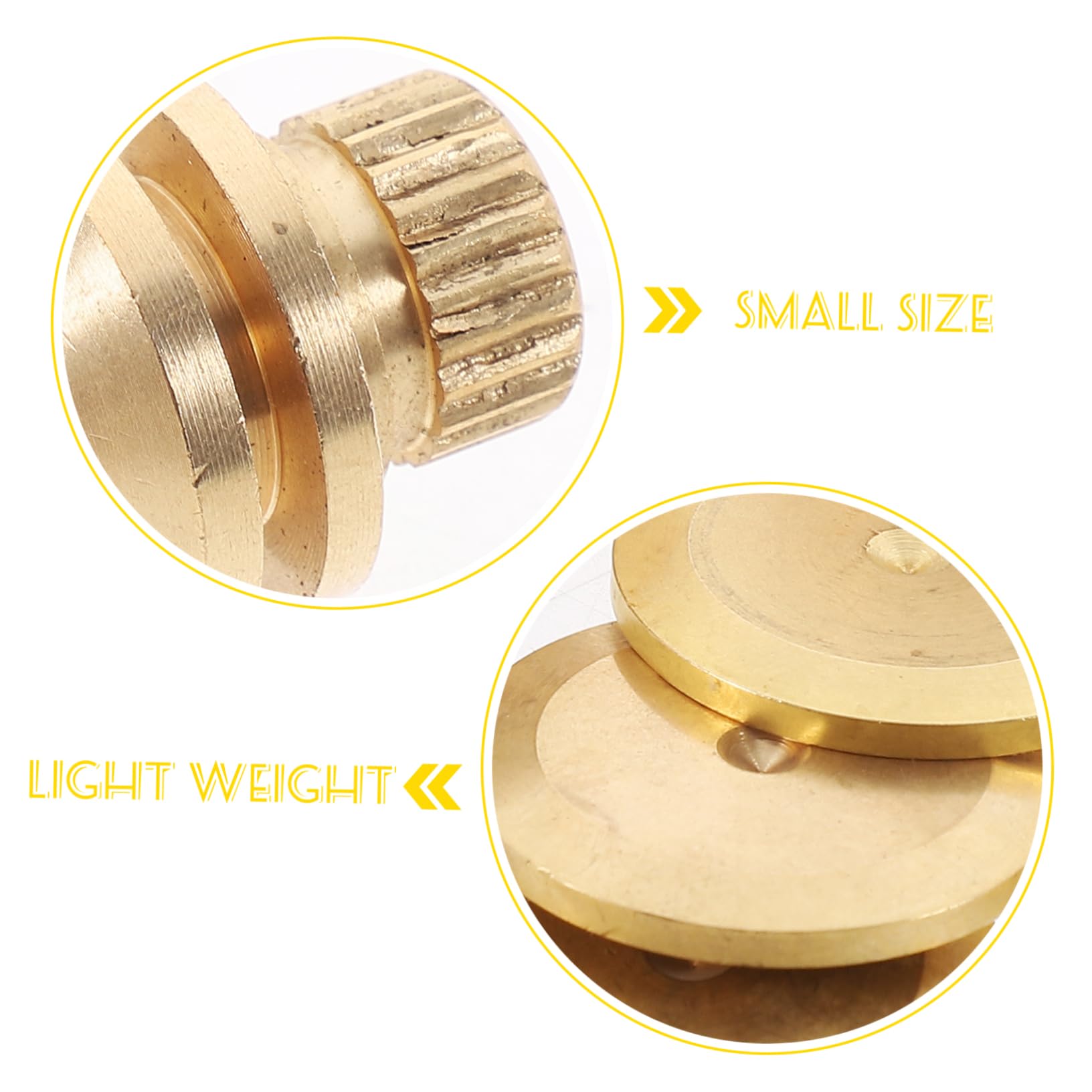 LALAFINA 4pcs Speaker Isolation Spikes High Hardness Pads for Turntables Speakers Dampening Feet Washer Double-Sided Tape Improve Sound Quality