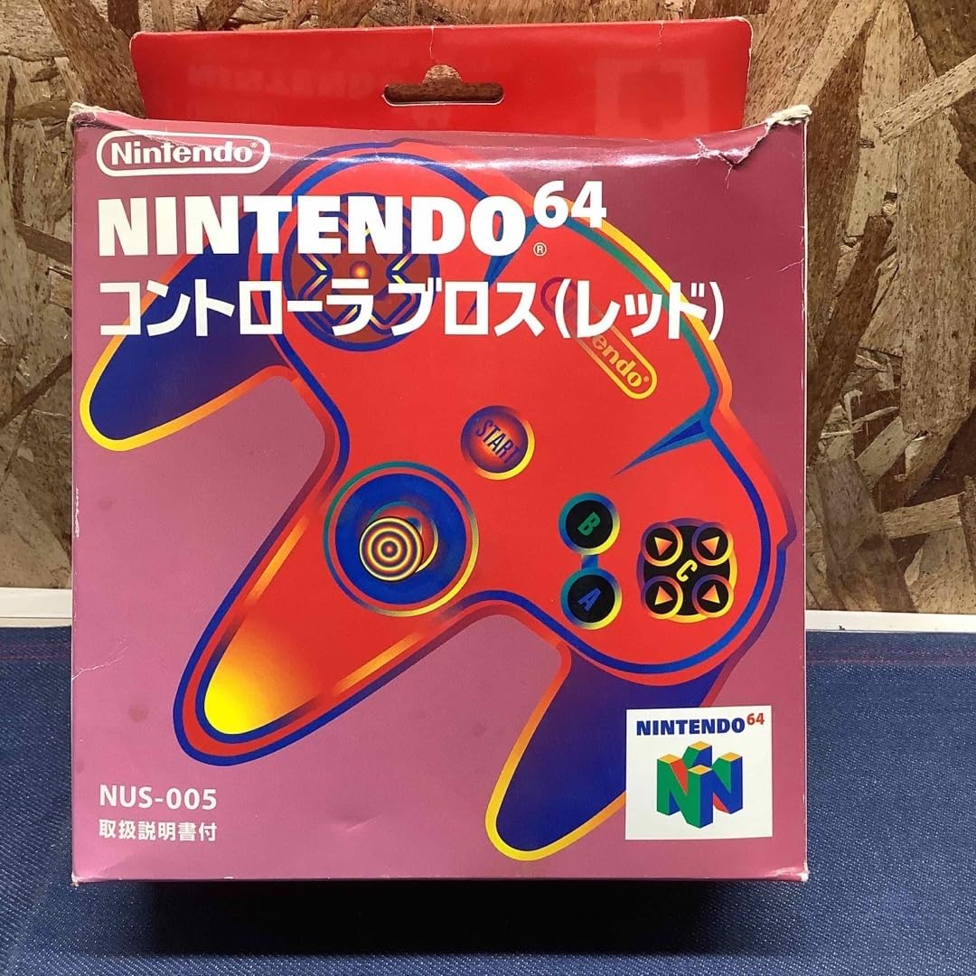 任天堂 - 【Sあ709】ニンテンドー64  新品未使用　コントローラーブロス　レッド Amazon.co.jp: Sあ709ニンテンドー64 コントローラーブロス レッド