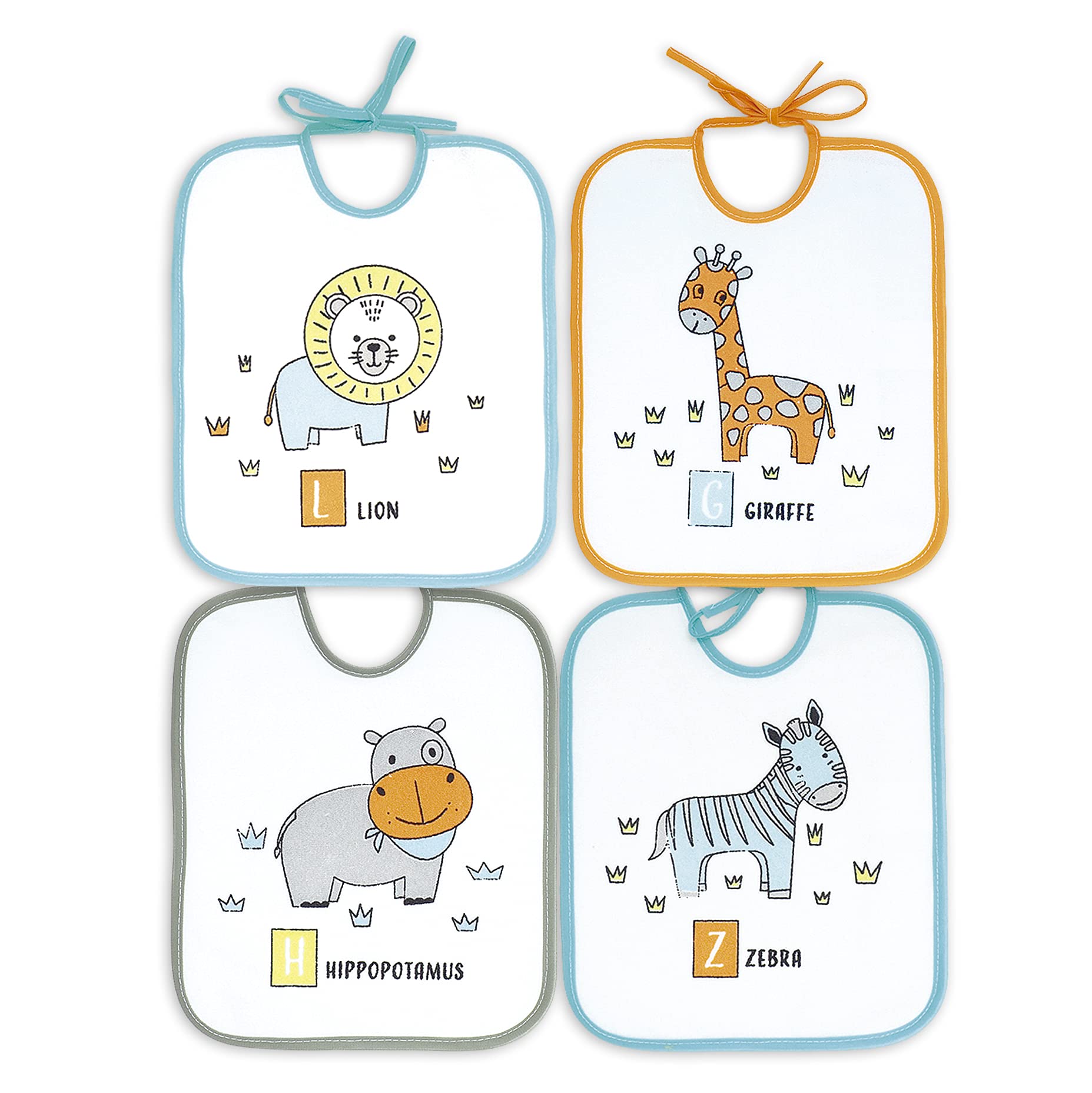 TI-TINTi TIN 859.20P4 Bib Multi-Coloured 23 x 26 cm for Babies, multicoloured, 23x26cm