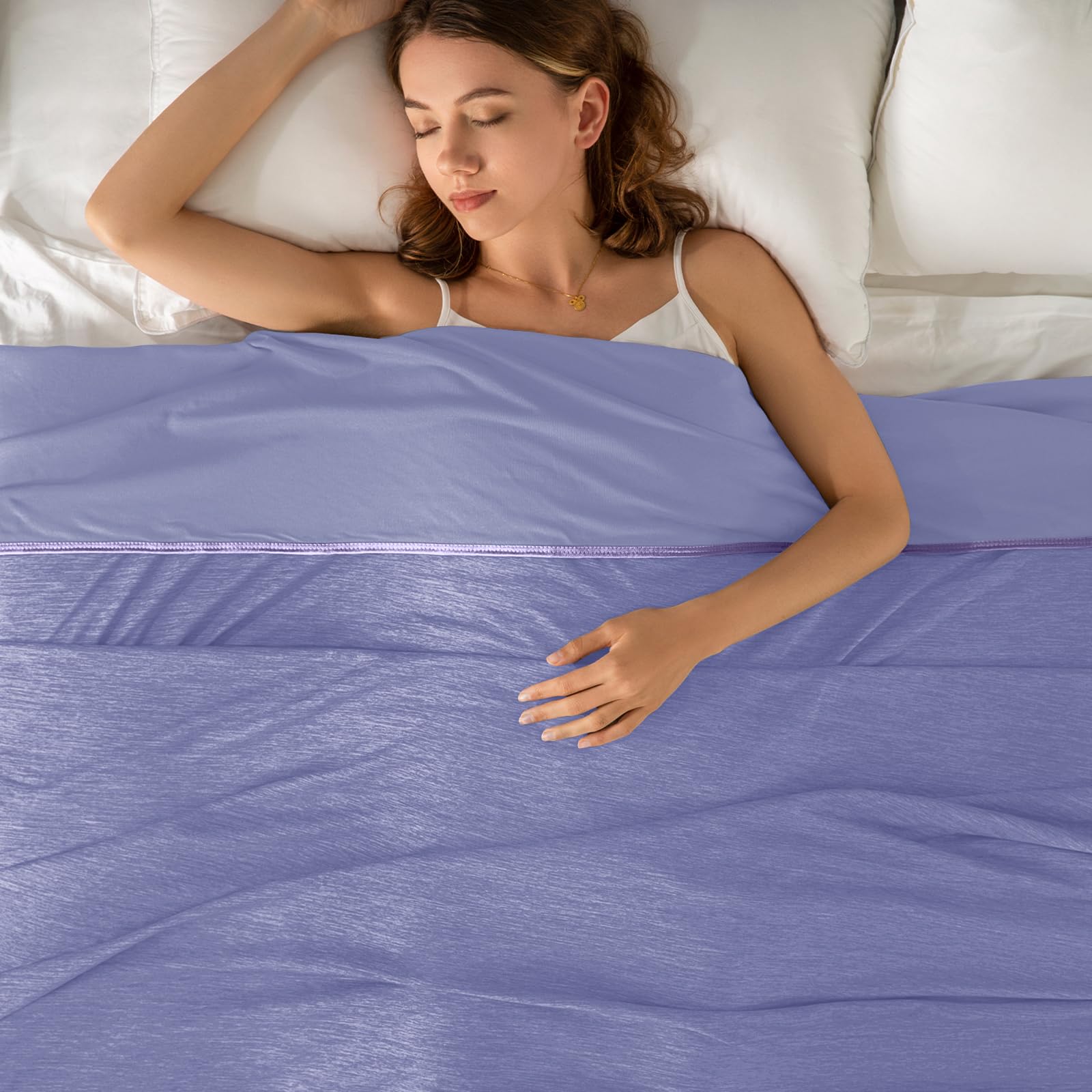 Topcee Cooling Blanket Throw 50"x70" for Hot Sleepers Summer Blanket